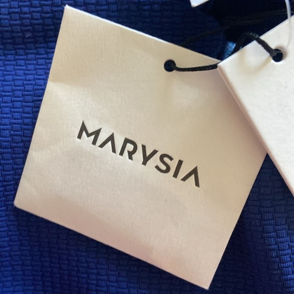 Marysia Women’s Santa Barbara Bikini Top Swim Resortwear Sz M NEW Dark Blue Navy - Picture 4 of 4